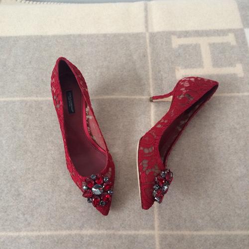 Dng Bellucci Kitten Heels Dark Red 37.5 