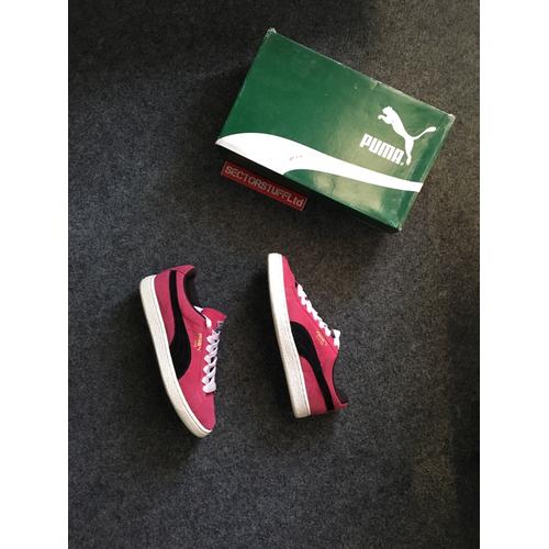 puma suede mono pink