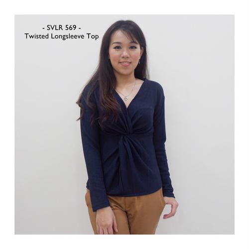 Foto Produk Twist Longsleeve Top - Baju Lengan Panjang dari Vimelshops