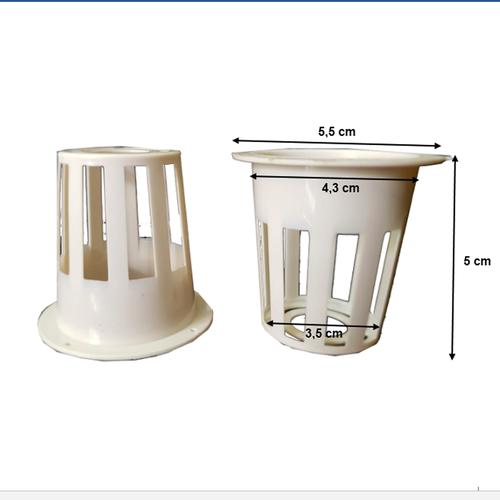 Foto Produk netpot putih 5 cm dari theo clasher