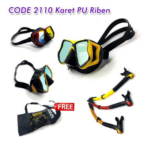 Foto Produk Snorkel diving pu karet speeds 2110 snorkeling ori dari LELUTO SPORT