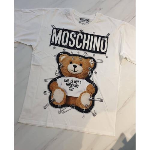 Jual Moschino tshirt white - Kota 