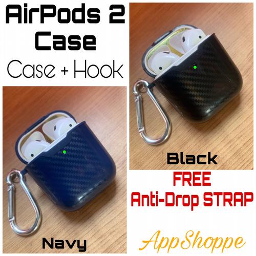 Foto Produk AirPods Gen 2 Carbon Fiber Soft Full Protective Case with Hook APPLE dari AppShoppe
