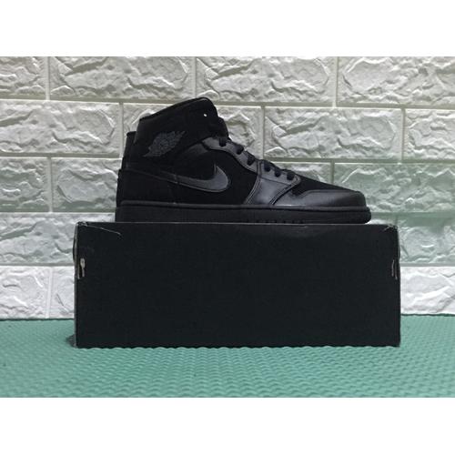 jordan 1 mid black speckle
