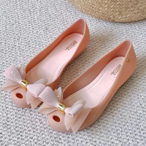 Jual Melissa Ribbon Flat Shoes Nude - Kota Palembang - Branded Bag By  Summer | Tokopedia