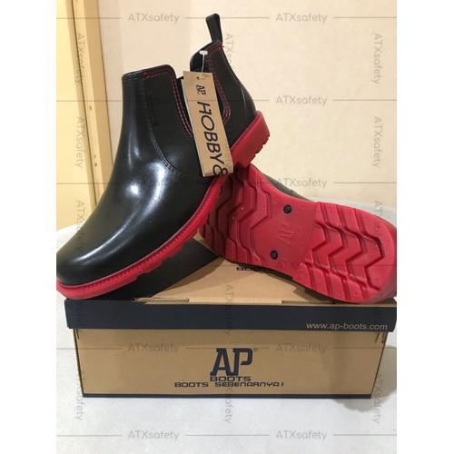Foto Produk Sepatu AP Hobby N Work Boots Pendek PVC Kerja Waterproof ORIGINAL - 39 dari ATX Safety