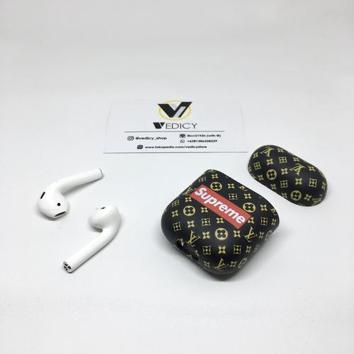 Jual AIRPODS SUPREME LOUIS VUITTON AIRPOD CASE AIR PODS COVER SOFT CASE -  Jakarta Utara - Vedicy Store | Tokopedia