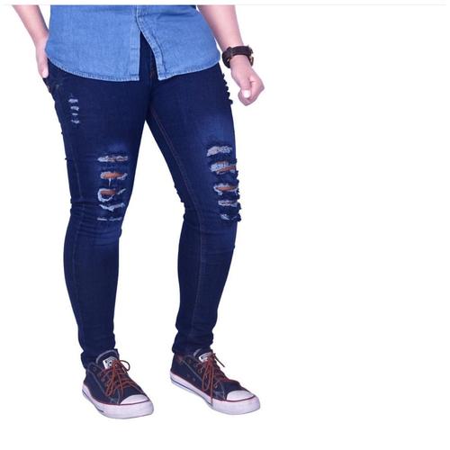 Foto Produk celana jeans biru sobek / celana jeans panjang / celana jeans slimfit - 27 dari Waryulion fashion