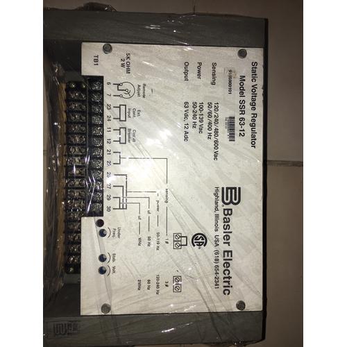Jual Basler Electric Static Voltage Regulator SSR 6312 Jakarta Barat