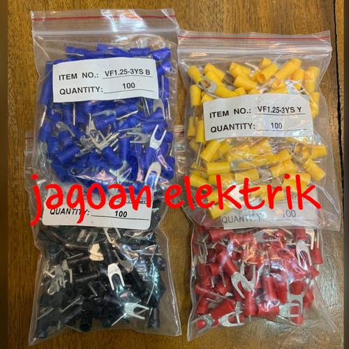 Foto Produk Skun Kabel Y 1,25-3 / 4 Skun Kabel 1,5 mm GOOD quality dari Jagoan Elektrik