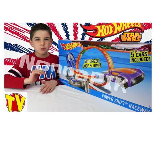Foto Produk Hot Wheels Power Shift Raceway Track & 5 Race Vehicles Set dari NonnaPIK