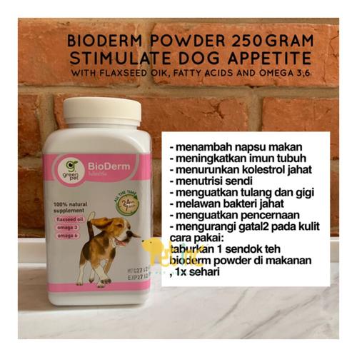 Jual Bioderm Powder Stimulate Dog Appetite 250gr Kota Sukabumi Pet Inc Shop Tokopedia