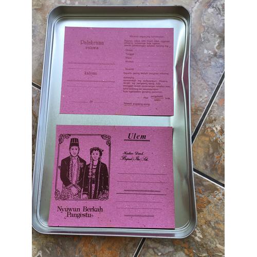 Jual Kartu Undangan Pernikahan Tradisional Bahasa Jawa Kuno Jadul 50 Pc Kab Lumajang Shilvis Preloved Tokopedia