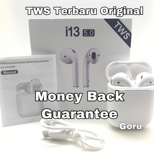 Jual Airpods TWS i13 airpod Earphone headphone wireless ORIGINAL bluetooth  - Jakarta Utara - goru | Tokopedia