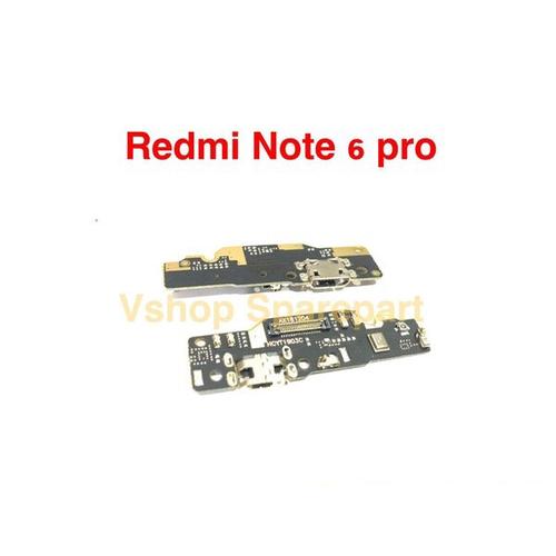 Foto Produk Flexibel Konektor Charger Con Cas Con Tc Xiaomi Redmi Note 6 Pro dari vshop sparepart