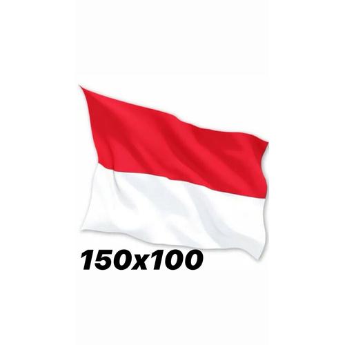Jual bendera indonesia merah putih kain size 150x100 cm