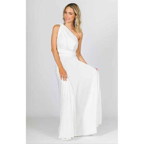 Foto Produk Multiway maxi infinity confertible dress white putih bridesmaid bride dari OSGROSIR SURABAYA