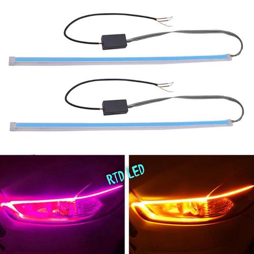 Foto Produk Drl flexibel Slim 30 Cm Waterproof 2 Pcs Sepasang R0172 - Merah dari RTD LED