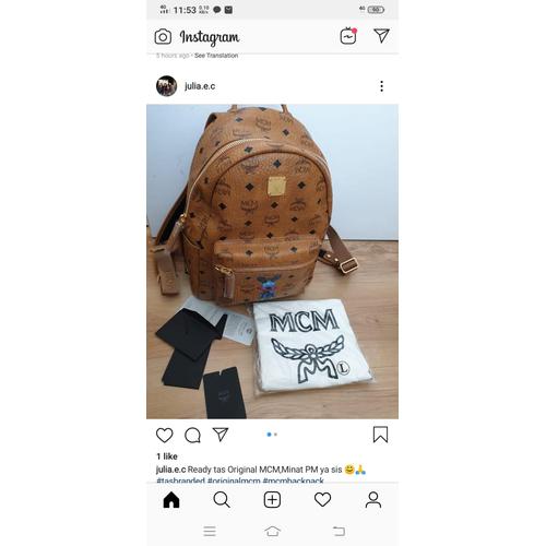 harga tas mcm backpack original