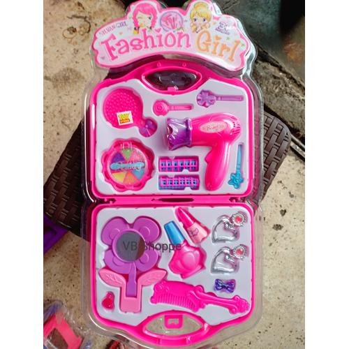Foto Produk Mainan salon salonan koper set hair dryer make up jepitan hair clip dari VB Shoppe