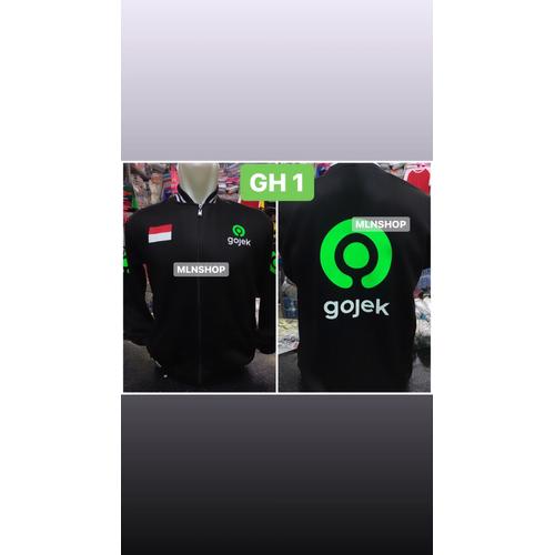 Foto Produk Jaket GOJEK LOGO TERBARU Model Kerah HARGA TERMURAH Kualitas TERBAIK dari MLNshop