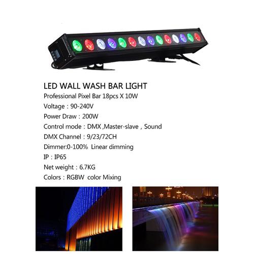 Foto Produk Wallwasher 18x10W RGBW 4in1 waterproof IP65 dari DUNIA LAMPU LIGHTING