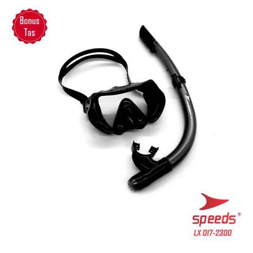 Foto Produk Kacamata renang Snorkeling PVC lat Selam Snorkel Diving Speeds 017-230 dari LELUTO SPORT
