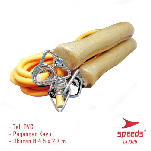 Foto Produk SKIPPING LOMPAT TALI JUMP ROPE ORIGINAL SPEEDS 1005 BERKUALITAS TERMUR dari LELUTO SPORT