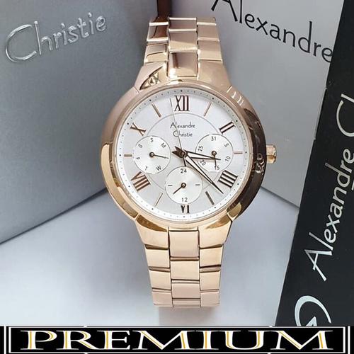 Foto Produk Jam Tangan Wanita Alexandre Christie AC 2805 Silver Rosegold Original dari YM_store27