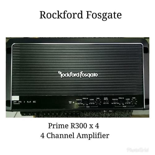 Jual ROCKFORD R300x4 amplifier 4ch 