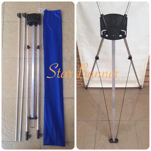 Gambar Y Banner Aluminium Silver 60x160 dari Star Banner Jakarta Barat Tokopedia