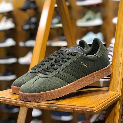 adidas gazelle dark green