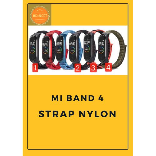 Foto Produk Strap Mi band 4 / Miband 4 Nylon Sport dari O-Gadget