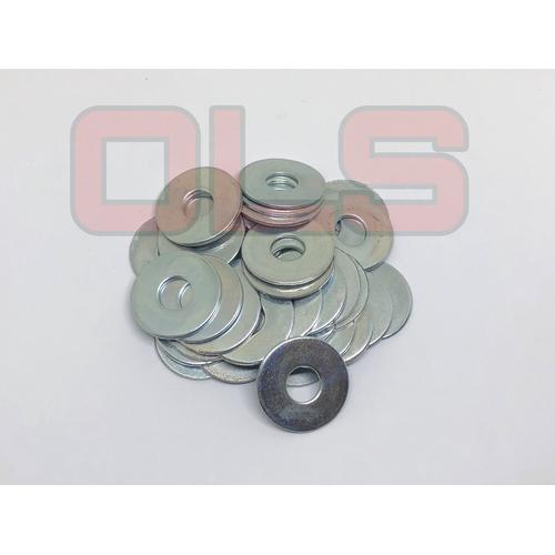 Gambar Ring plat M6 Lebar TEBAL PUTIH 1/4 Tebal 100 pc dari OLS Fastener undefined Tokopedia