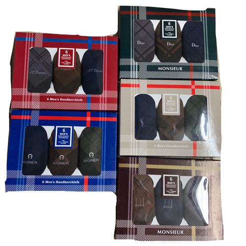 Foto Produk Sapu tangan katun pria berbagai merk 6pcs dari Mens_underware.ID