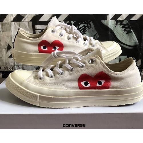 converse cdg beige