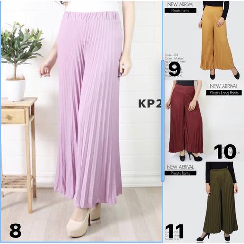 Foto Produk Celana kulot wanita / Pleats Long Pants Woman / Celana Kulot dari Luna Libby