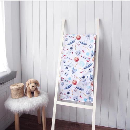 Foto Produk Selimut bayi custom nama motif luar angkasa dari yuumau