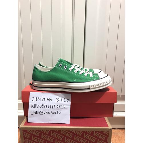 Jual CONVERSE CHUCK TAYLOR 70s LOW GREEN ORIGINAL Kota Bekasi