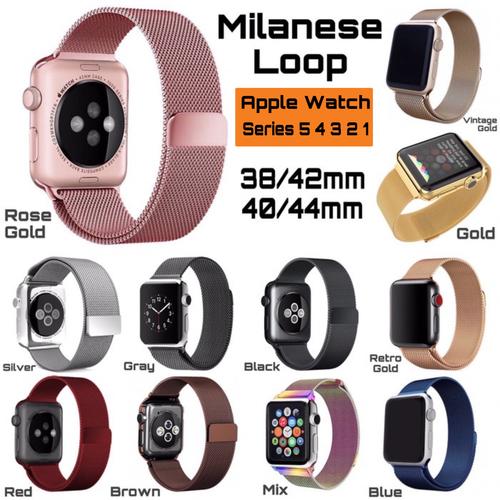 Foto Produk Apple Watch iWatch Series 1 2 3 4 Milanese Loop Magnetic Strap dari AppShoppe