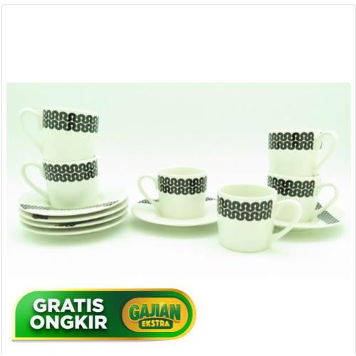 Foto Produk cangkir set espresso 12pcs new tommy dari TAFEL21