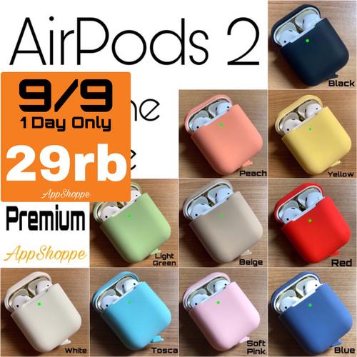 Foto Produk Apple Airpods 2 (GEN 2) Silicone Case Protective Cover Pouch dari AppShoppe