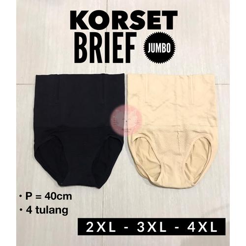 Foto Produk Korset BRIEF JUMBO PERUT 2XL 3XL 4XL Celana Dalam High Waist BIG SIZE dari Shop With Mali