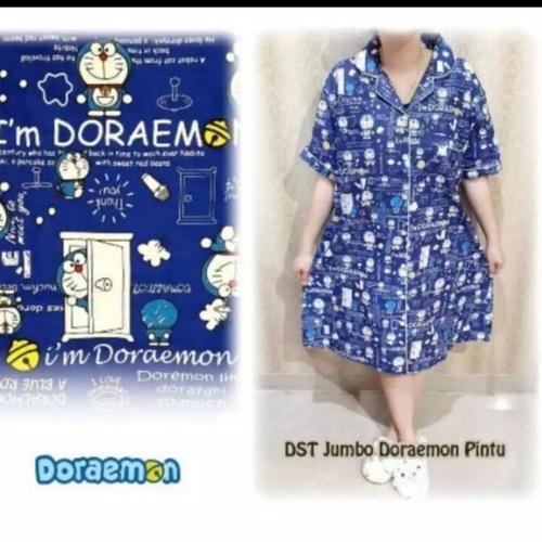 Foto Produk PIYAMA DASTER / motif DORA PINTU / katun jepang fit to xl dari phon cell
