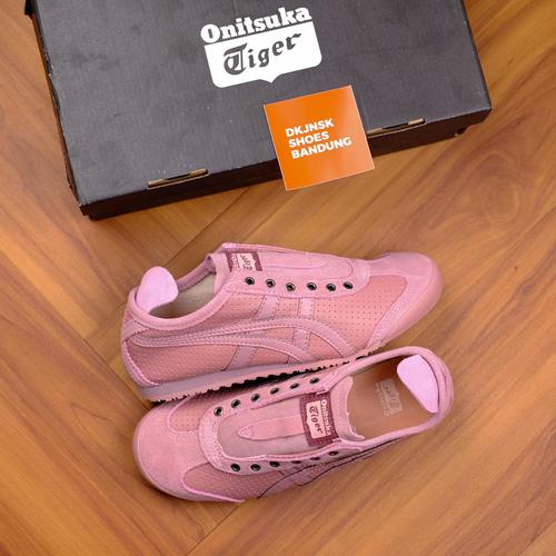 Jual Onitsuka Tiger Mexico 66 Slip On Leather Ash Rose - Kota Bandung -  dkjnskshoes | Tokopedia