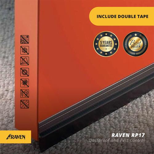 Foto Produk Penutup Lubang Bawah Pintu Raven RP17 Coklat Door Bottom Seal dari GGEsta Indonesia