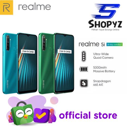 Foto Produk REALME 5i - 4GB 64GB - 4/64 - 5000mAh MASSIVE BATTERY - GARANSI RESMI - Ocean Blue dari Shopyz ID