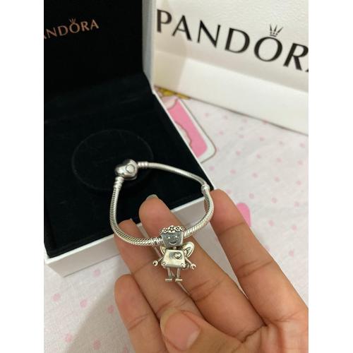 Charm en plata de ley Bobby Bot | Pandora ES