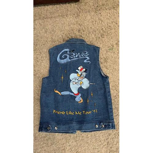 Cakeworthy denim vest genie sz small 