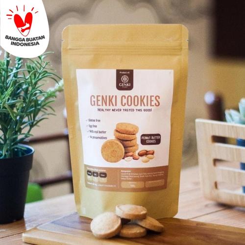 Foto Produk Genki Cookies (Peanut Butter Cookies) - 100 g dari Genki Plant